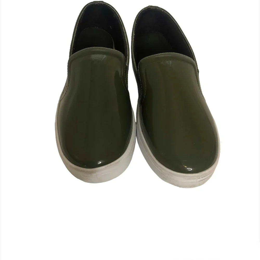Petite Jolie Women's Patent Leather Slip On Green Shoes Size 9